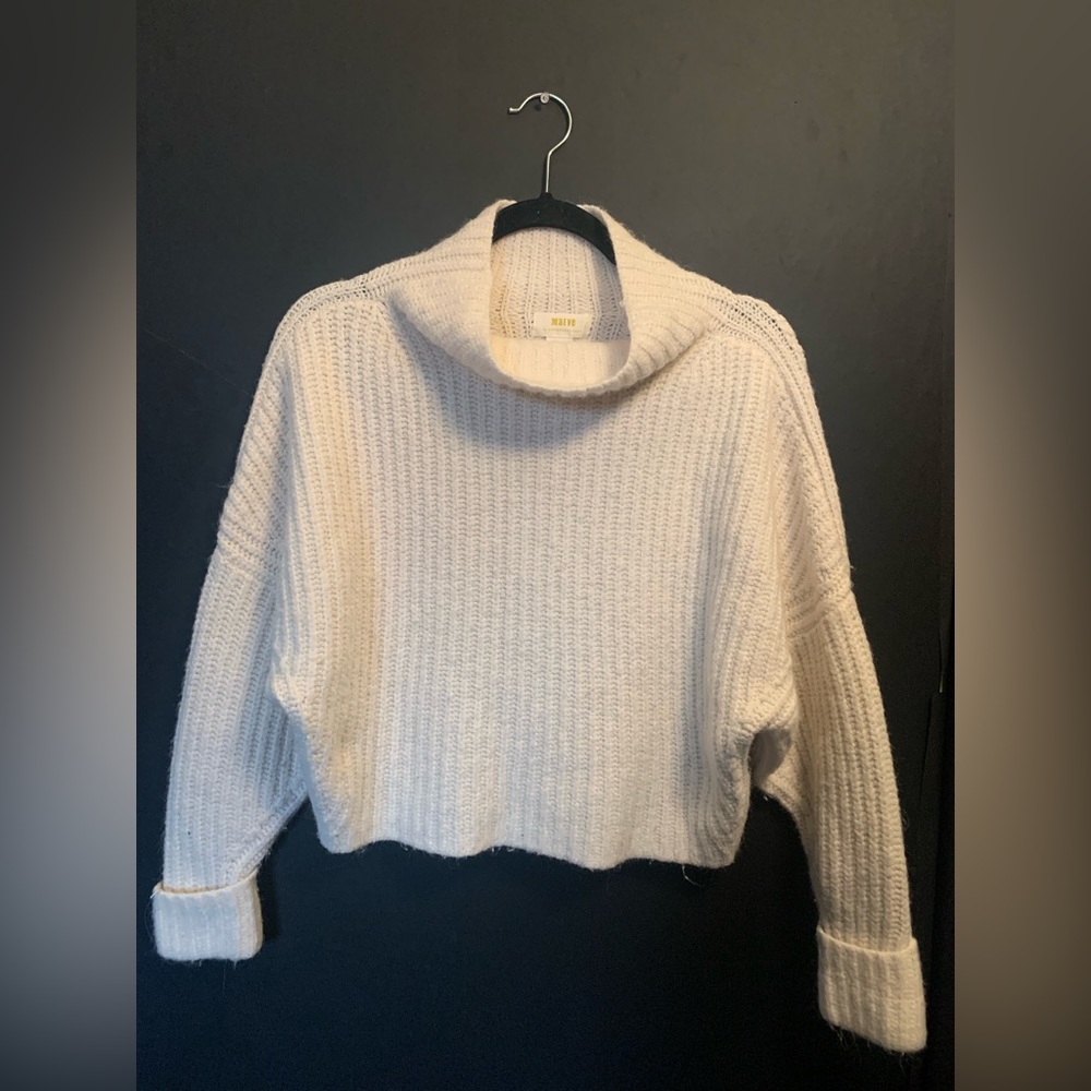 Maeve by Anthropologie cream knit